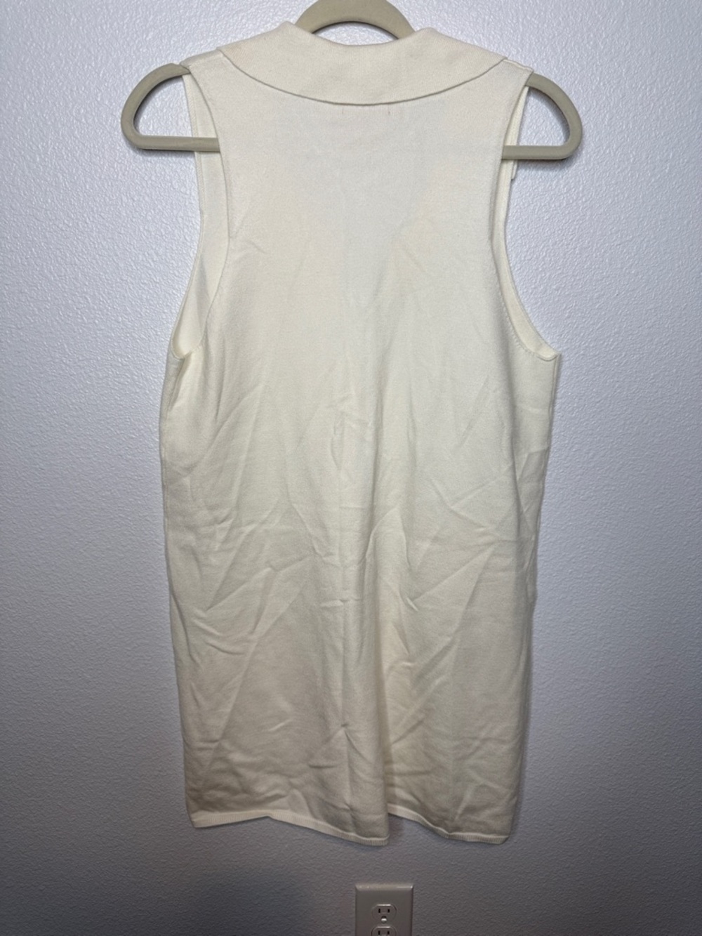 Show Me Your Mumu Shifty Sweater Dress White Knit S - Picture 5 of 5